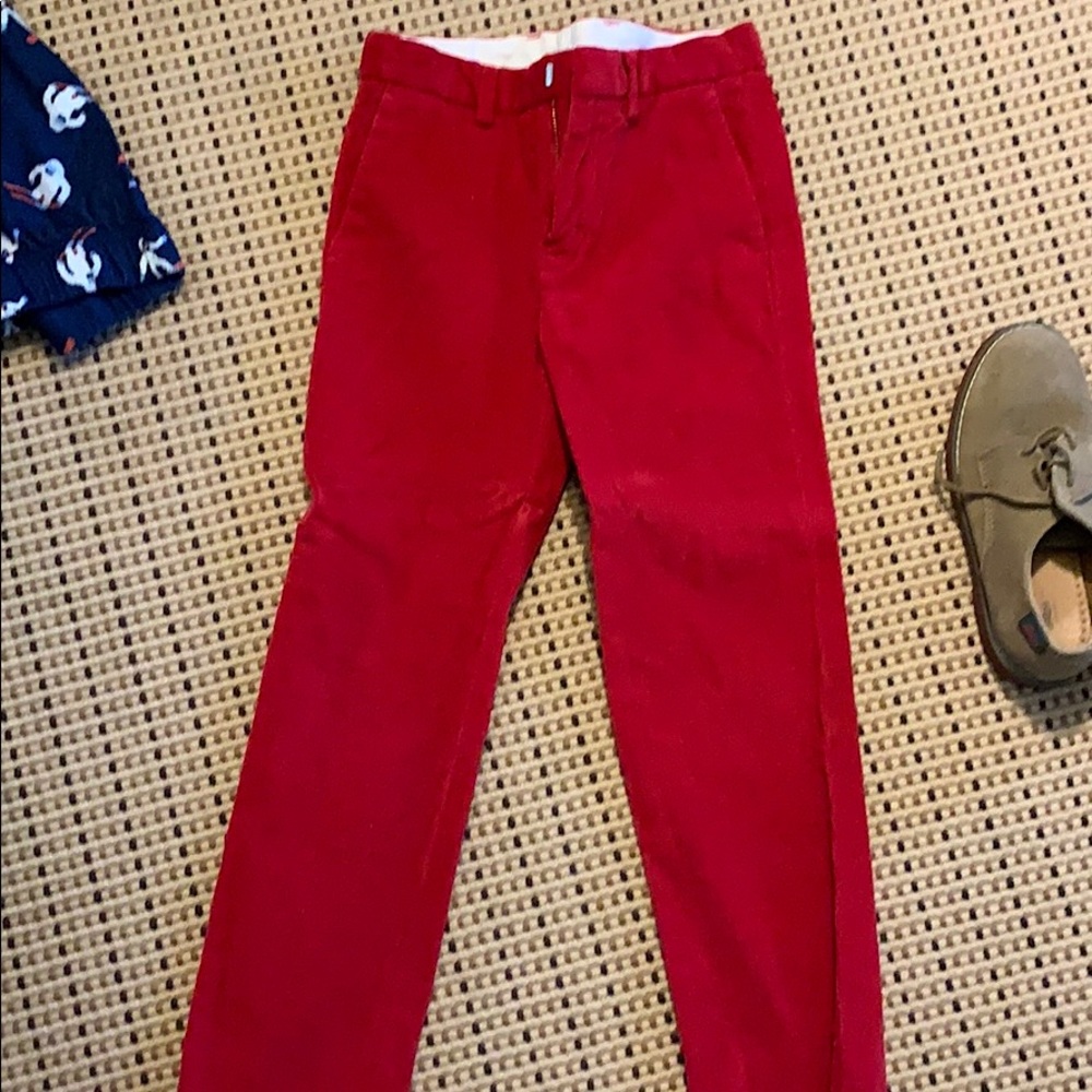 Boys red corduroy pants Crew Cuts size 7
